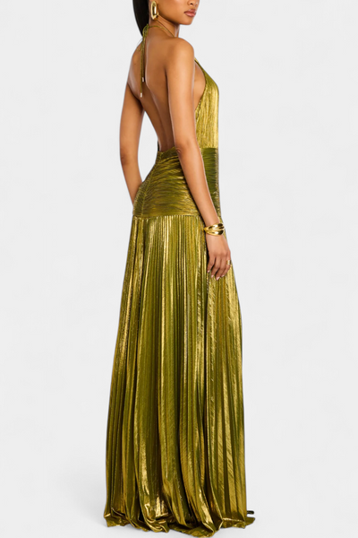 Isla – Midnight Bloom Dress
