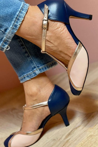 Alessia | Chic T-Strap Heels