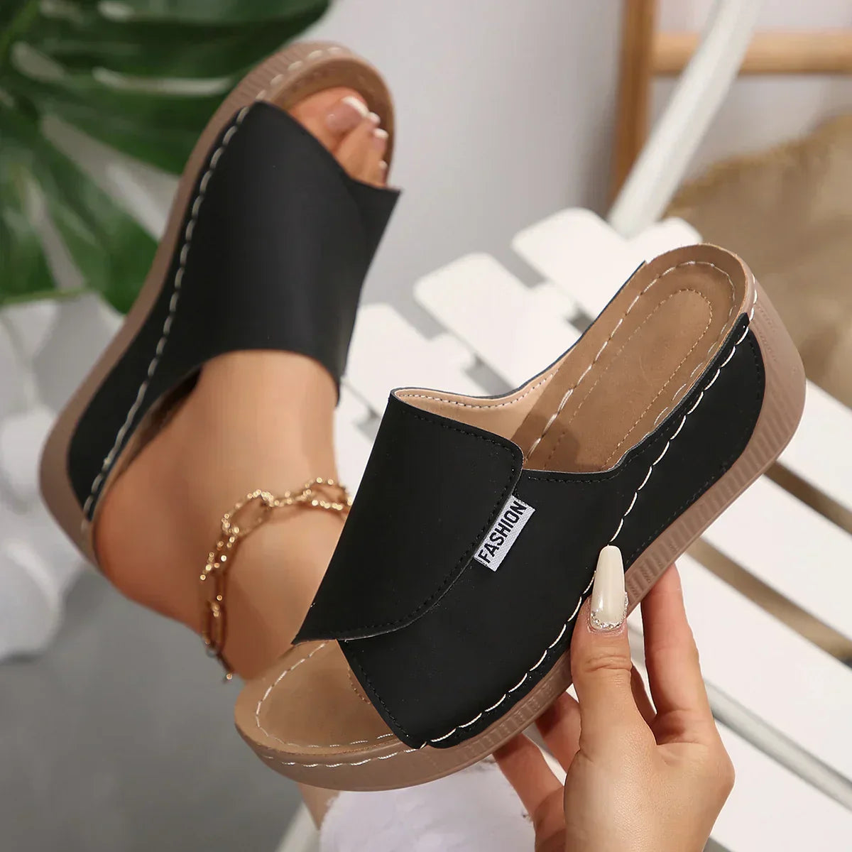 Selene | Supportive Wedge Heel Sandals