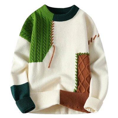 Gabriella | Artistic Patchwork Sweater